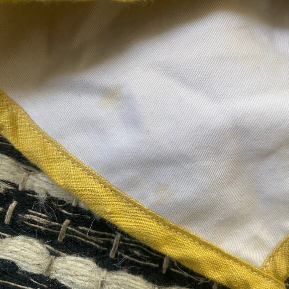 🌿Briar Baby Toddler Mustard Yellow Wool Bonnet Tie Pom Hat 18/24M - Picture 7 of 8